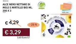 Prezzemolo e Vitale Alce nero nettare di mele e mirtillo bio offerta