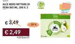 Prezzemolo e Vitale Alce nero nettare di pera bio offerta