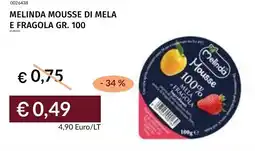 Prezzemolo e Vitale Melinda mousse di mela e fragola offerta