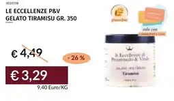 Prezzemolo e Vitale Le eccellenze p&v gelato tiramisu offerta