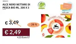 Prezzemolo e Vitale Alce nero nettare di pesca bio offerta