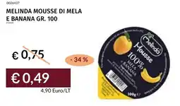 Prezzemolo e Vitale Melinda mousse di mela e banana offerta