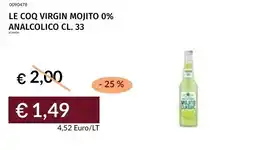 Prezzemolo e Vitale Le coq virgin mojito 0% analcolico offerta