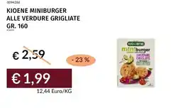 Prezzemolo e Vitale Kioene miniburger alle verdure grigliate offerta