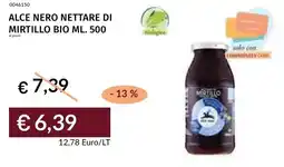 Prezzemolo e Vitale Alce nero nettare di mirtillo bio offerta