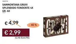 Prezzemolo e Vitale Sammontana gruvi splendido fondente 4x offerta