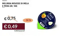 Prezzemolo e Vitale Melinda mousse di mela e pera offerta