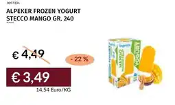 Prezzemolo e Vitale Alpeker frozen yogurt stecco mango offerta