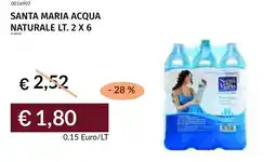 Prezzemolo e Vitale Santa maria acqua naturale offerta