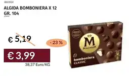 Prezzemolo e Vitale Algida bomboniera x 12 offerta