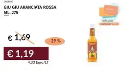 Prezzemolo e Vitale Giu giu aranciata rossa offerta