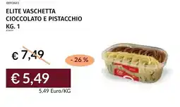 Prezzemolo e Vitale Elite vaschetta cioccolato e pistacchio offerta
