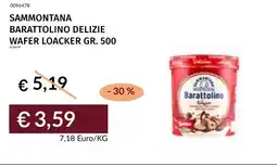 Prezzemolo e Vitale Sammontana barattolino delizie wafer loacker offerta