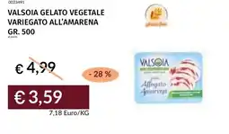 Prezzemolo e Vitale Valsoia gelato vegetale variegato all'amarena offerta
