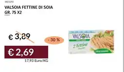 Prezzemolo e Vitale Valsoia fettine di soia offerta