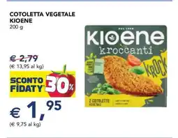 Esselunga COTOLETTA VEGETALE KIOENE offerta