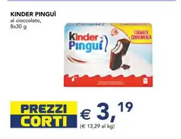 Esselunga Kinder Pinguí offerta
