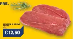 Esselunga SCALOPPE DI BOVINO ADULTO offerta