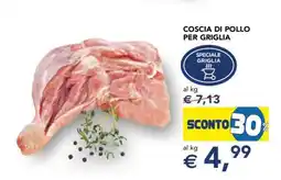 Esselunga Coscia di Pollo per Griglia offerta