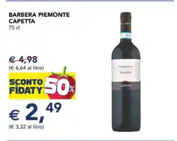 Esselunga Barbera Piemonte Capetta offerta