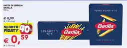 Esselunga PASTA DI SEMOLA BARILLA offerta