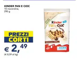 Esselunga Kinder Pan e Cioc offerta