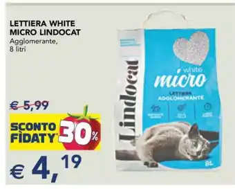 Esselunga LETTIERA WHITE MICRO LINDOCAT offerta