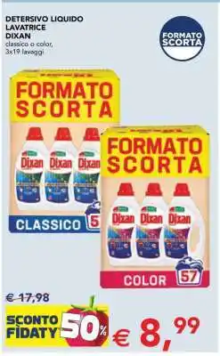 Esselunga Detersivo Liquido Lavatrice Dixan offerta
