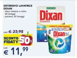 Esselunga Detersivo Lavatrice Dixan offerta
