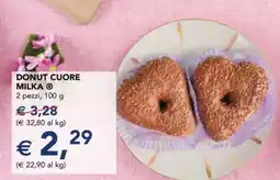 Esselunga DONUT CUORE MILKA offerta