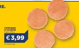 Esselunga Fishburger di Salmone offerta