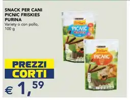 Esselunga SNACK PER CANI PICNIC FRISKIES PURINA offerta