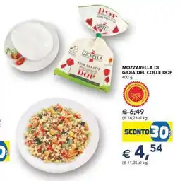 Esselunga MOZZARELLA DI GIOIA DEL COLLE DOP offerta