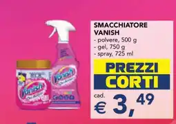 Esselunga SMACCHIATORE VANISH offerta