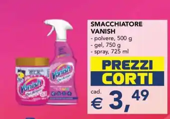 Esselunga SMACCHIATORE VANISH offerta