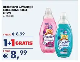 Esselunga DETERSIVO LAVATRICE COCCOLINO CICLI BREVI offerta