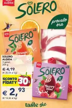 Esselunga Solero Algida offerta