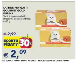 Esselunga Lattine per Gatti Gourmet Gold Purina offerta
