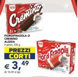 Esselunga FIORDIFRAGOLA O CREMINO ALGIDA offerta