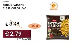 Prezzemolo e Vitale Findus patatine classiche offerta