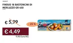 Prezzemolo e Vitale Findus 18 bastoncini di merluzzo offerta