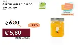 Prezzemolo e Vitale Giu giu miele di cardo bio offerta