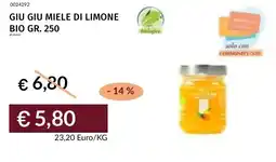 Prezzemolo e Vitale Giu giu miele di limone bio offerta