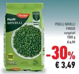 Conad Piselli novelli FINDUS offerta