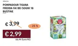 Prezzemolo e Vitale Pompadour tisana fredda fai bei sogni 18 bustine offerta