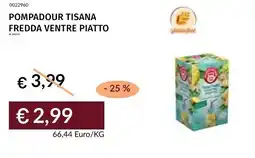Prezzemolo e Vitale Pompadour tisana fredda ventre piatto offerta