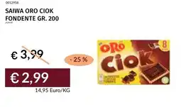 Prezzemolo e Vitale Saiwa oro ciok fondente offerta