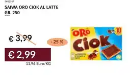 Prezzemolo e Vitale Saiwa oro ciok al latte offerta