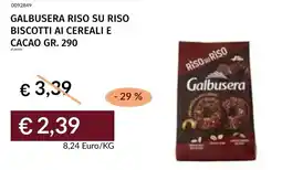 Prezzemolo e Vitale Galbusera riso su riso biscotti ai cereali e cacao offerta
