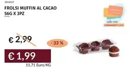 Prezzemolo e Vitale Frolsi muffin al cacao offerta